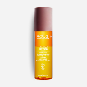 Two-phase lotion with tanning activator