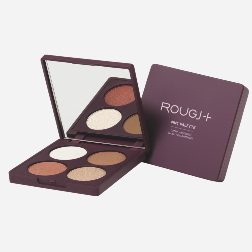Paleta 4 en 1 para Rostro y Ojos