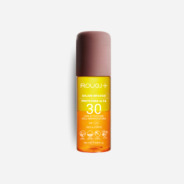 Solare Bifasico SPF30 con attivatore di melanina 100ml