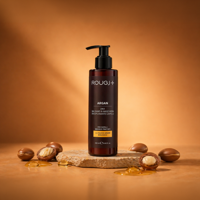 2in1 Balsamo e Maschera Disciplinante all’Olio di Argan