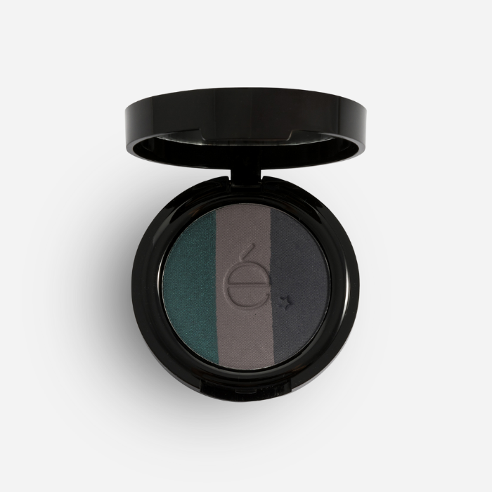 Rougj Lidschatten Palette Trio – 01 Smokey, 3 G, Für Intensiven, Luminösen Look