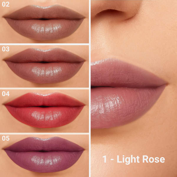 Moisturizing Lipstick Gloss Effect 1 - Light Rose