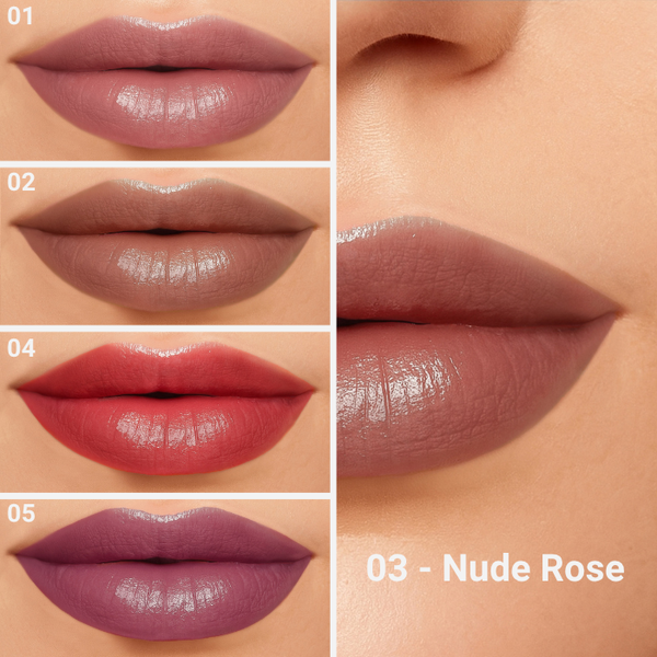 Rouge à lèvres hydratant effet gloss 3 - Nude Rose