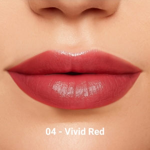 Moisturizing Lipstick Gloss Effect 4 - Vivid Red