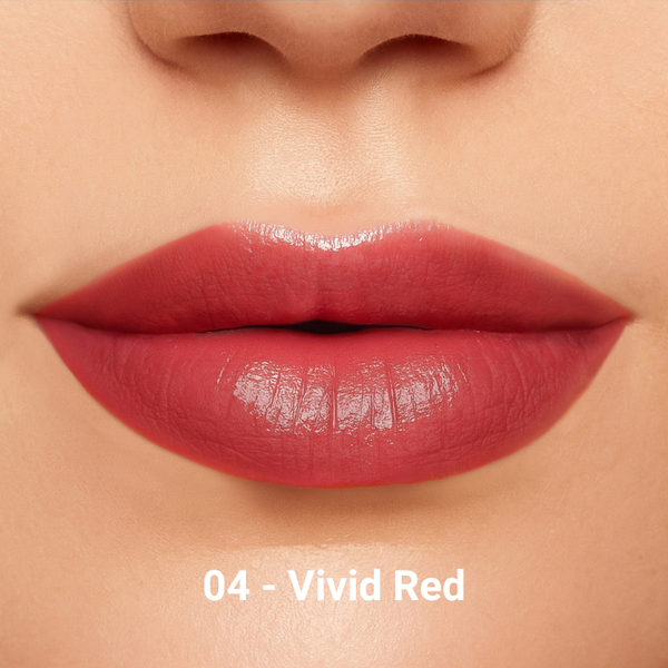 Moisturizing Lipstick Gloss Effect 4 - Vivid Red