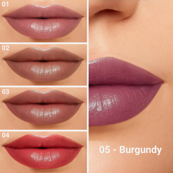 Rouge à lèvres hydratant effet gloss 5 - Burgundy