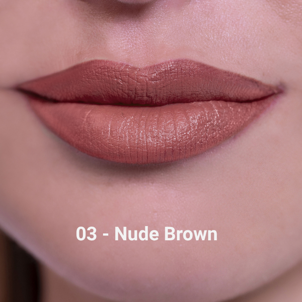 Rossetto Cremoso Colore Pieno 03 - Nude Brown
